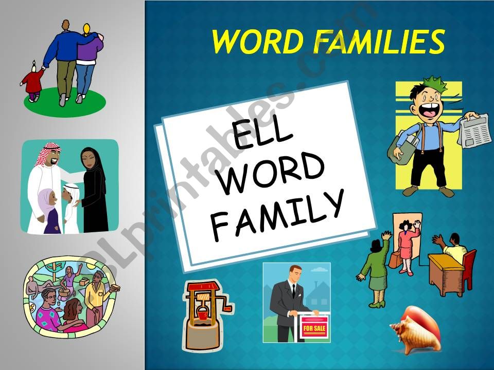 ELL WORD FAMILY POWERPOINT powerpoint