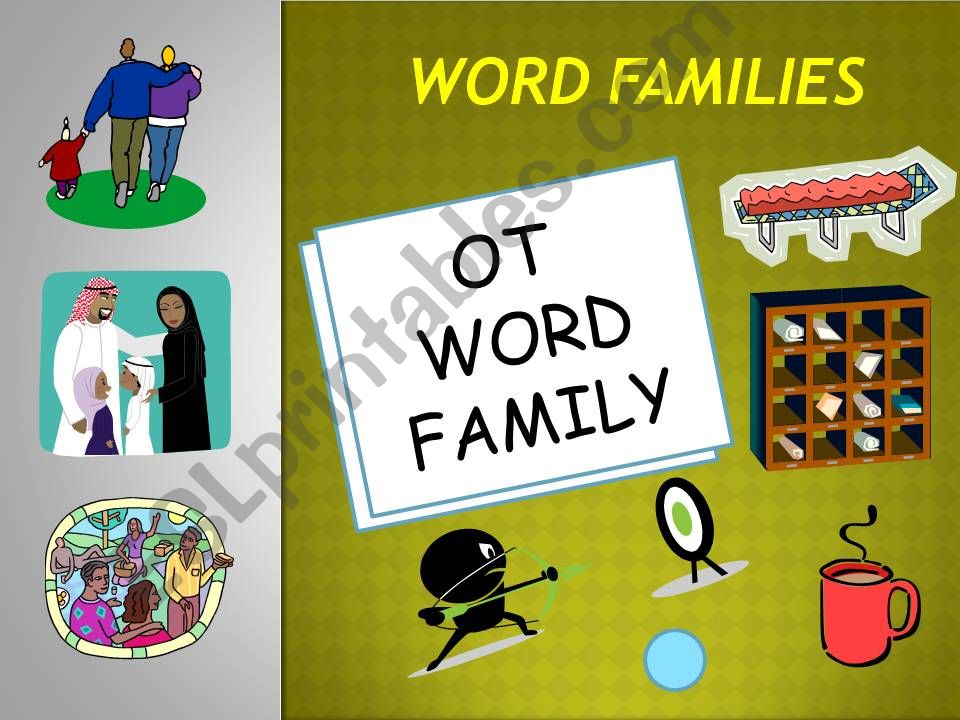 OT WORD FAMILY POWERPOINT powerpoint