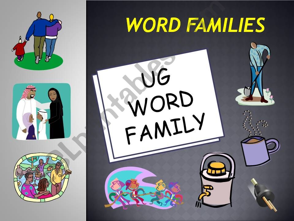 UG WORD FAMILY POWERPOINT powerpoint