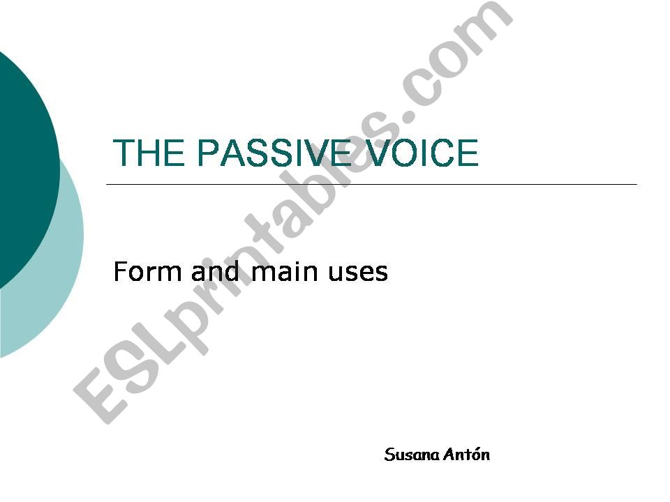 the voices powerpoint
