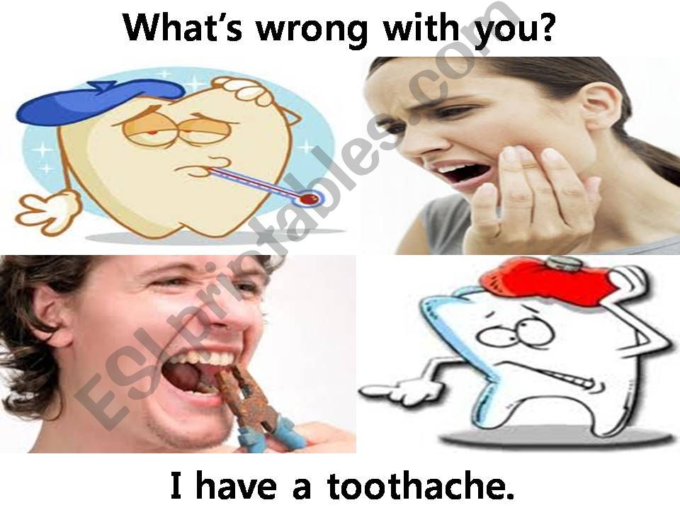 I have a toothache powerpoint