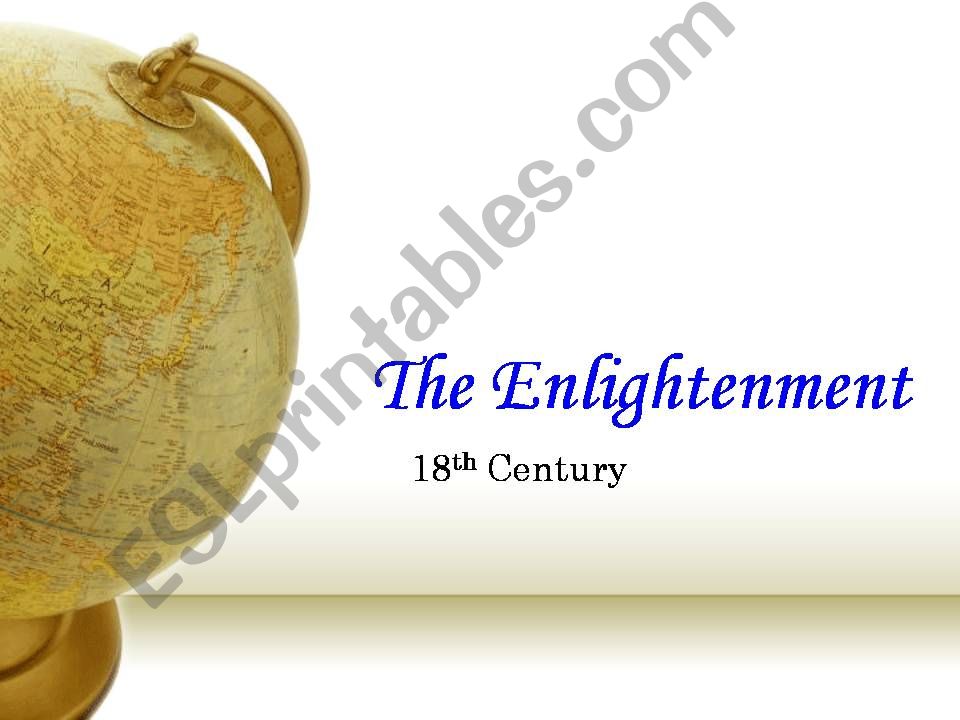 Enlightenment powerpoint