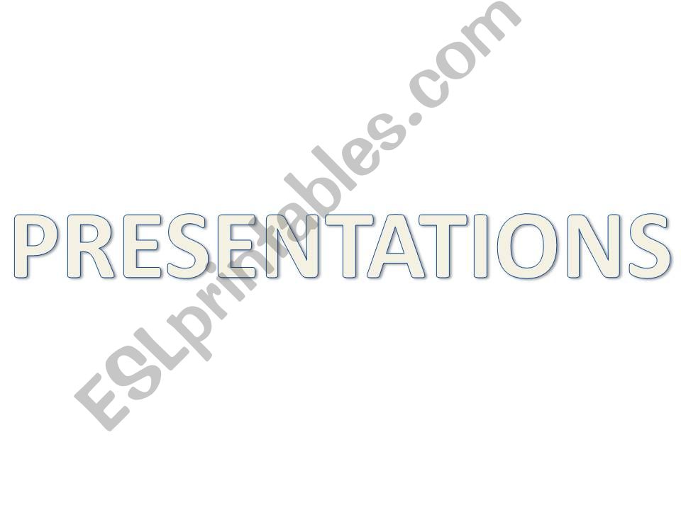 Presentations powerpoint