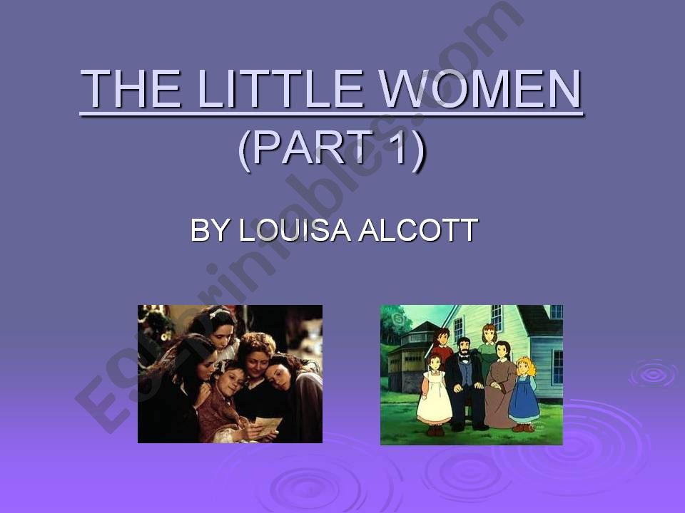 analyzis from the book Little Women