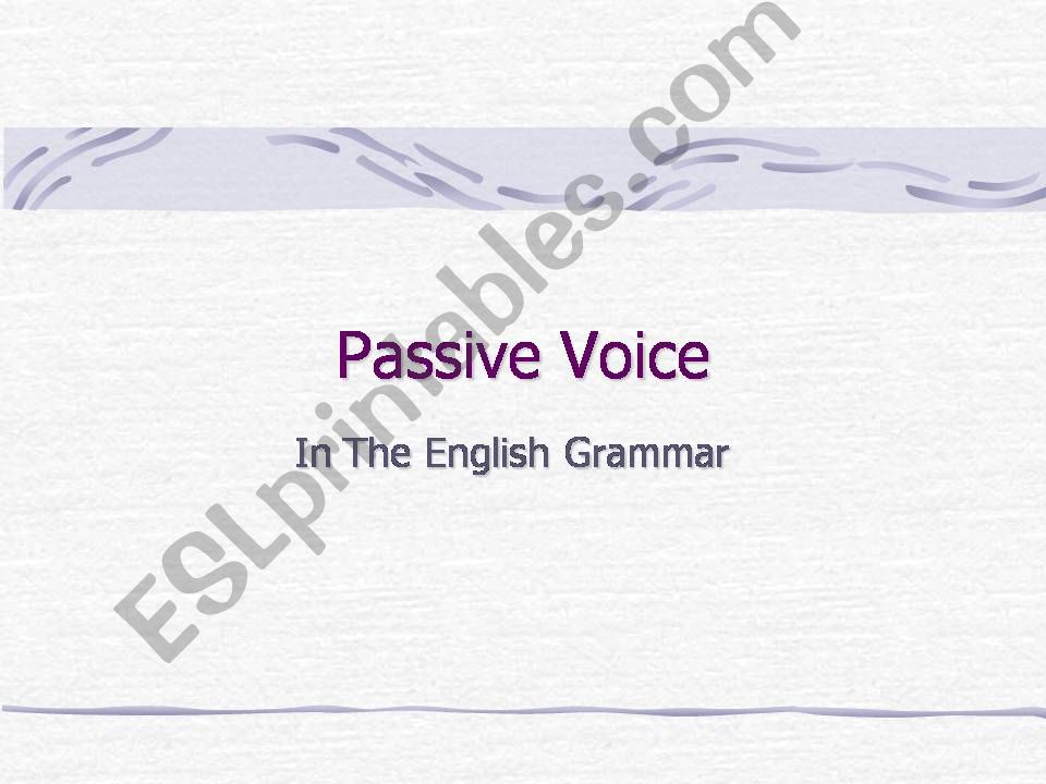 Passive_Voice powerpoint