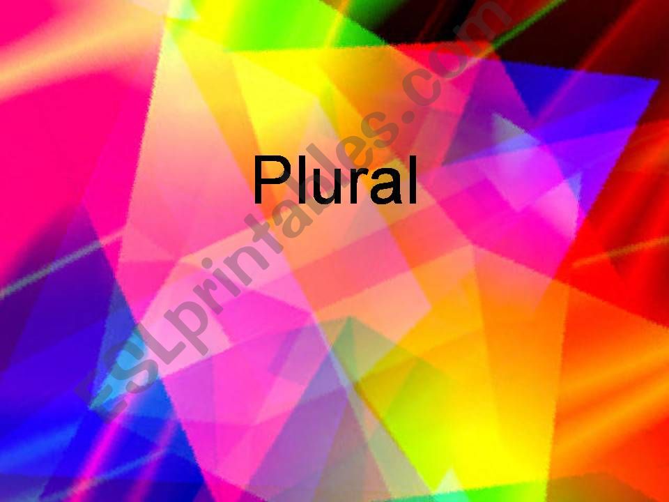 Making Plural powerpoint