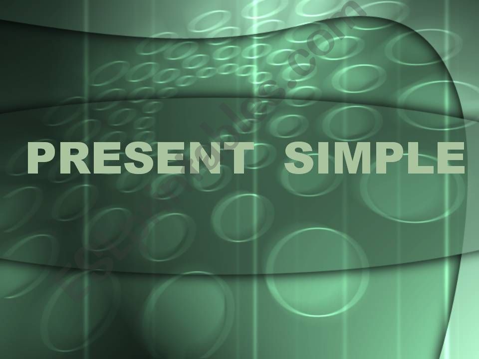 present simple tense powerpoint