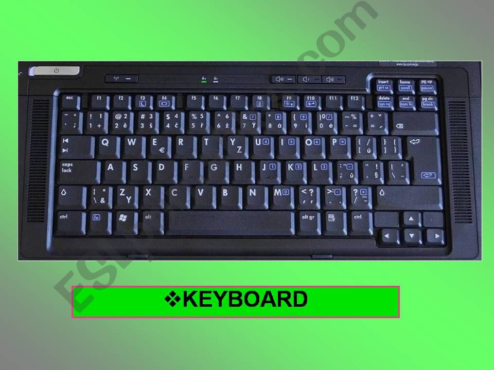Keyboard explanation powerpoint
