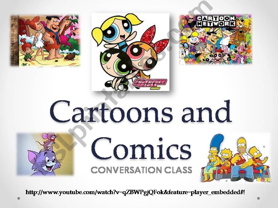 cartoons english conversation