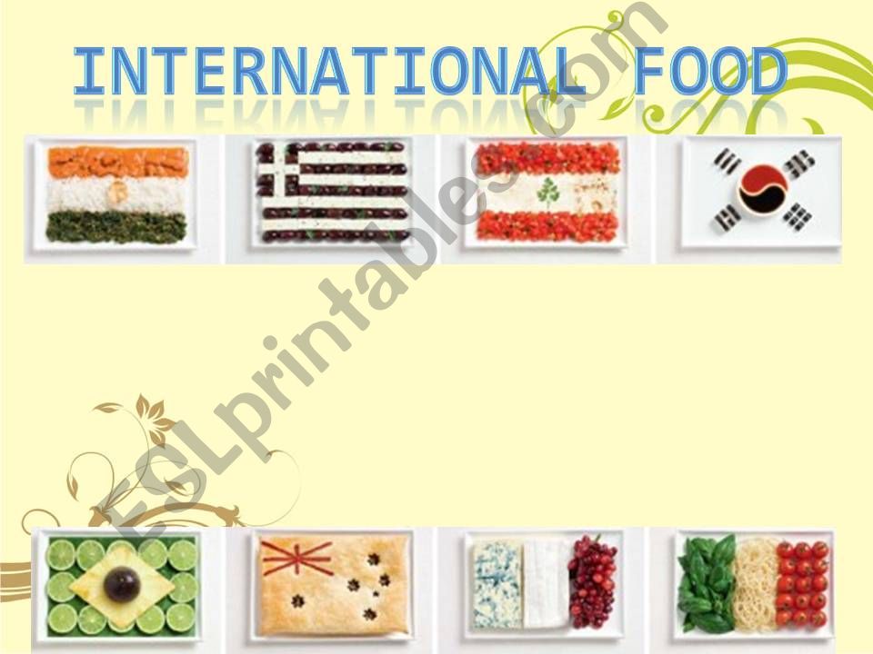 International Food powerpoint