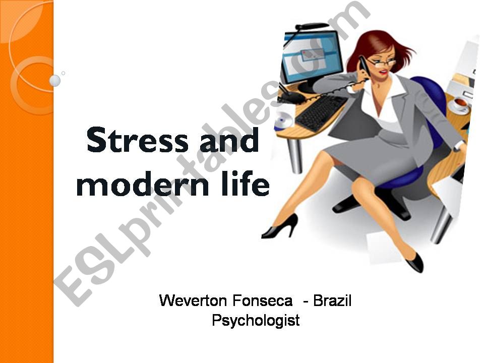 Stress and modern life powerpoint