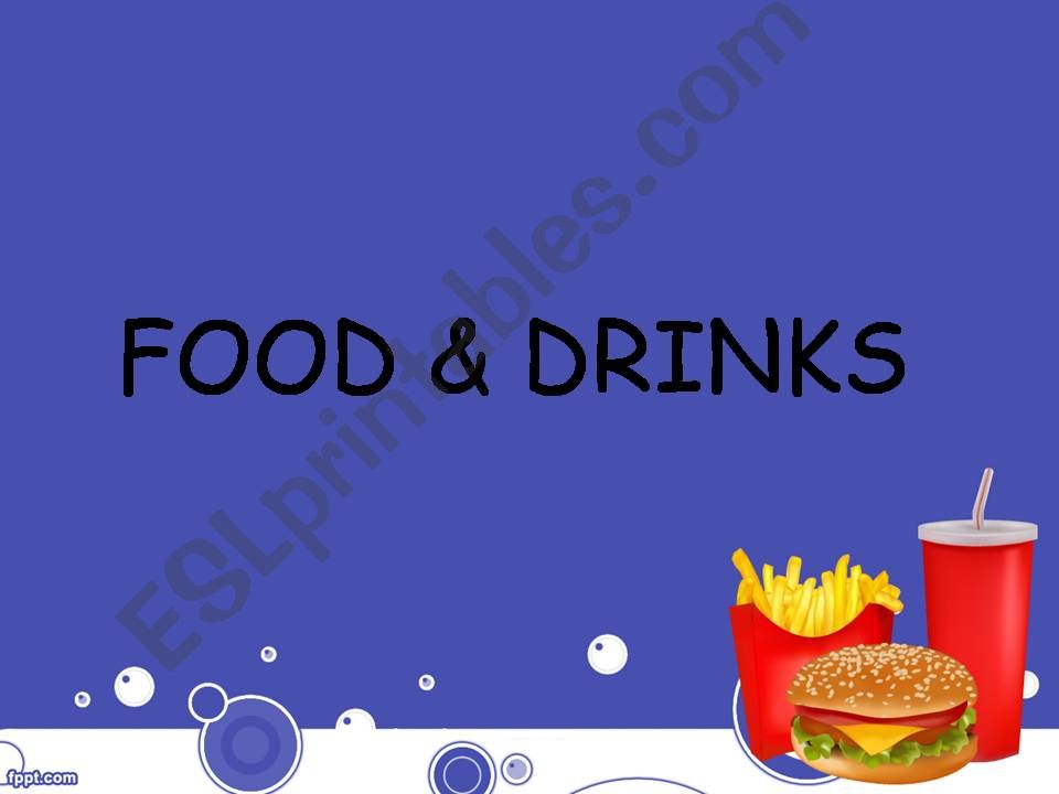 FOOD VOCABULARY powerpoint