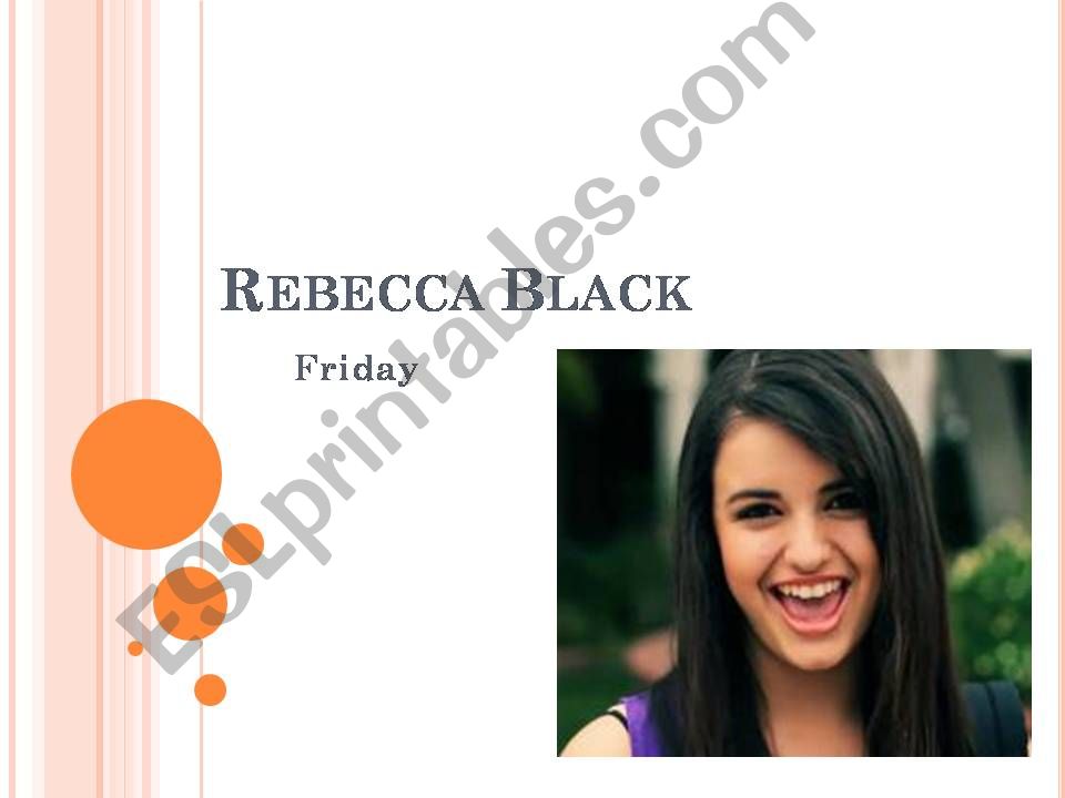 Rebecca Black- Friday PPT powerpoint