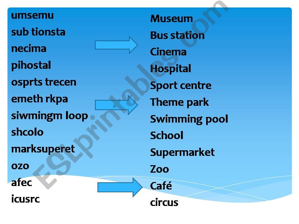 buildings of a town powerpoint