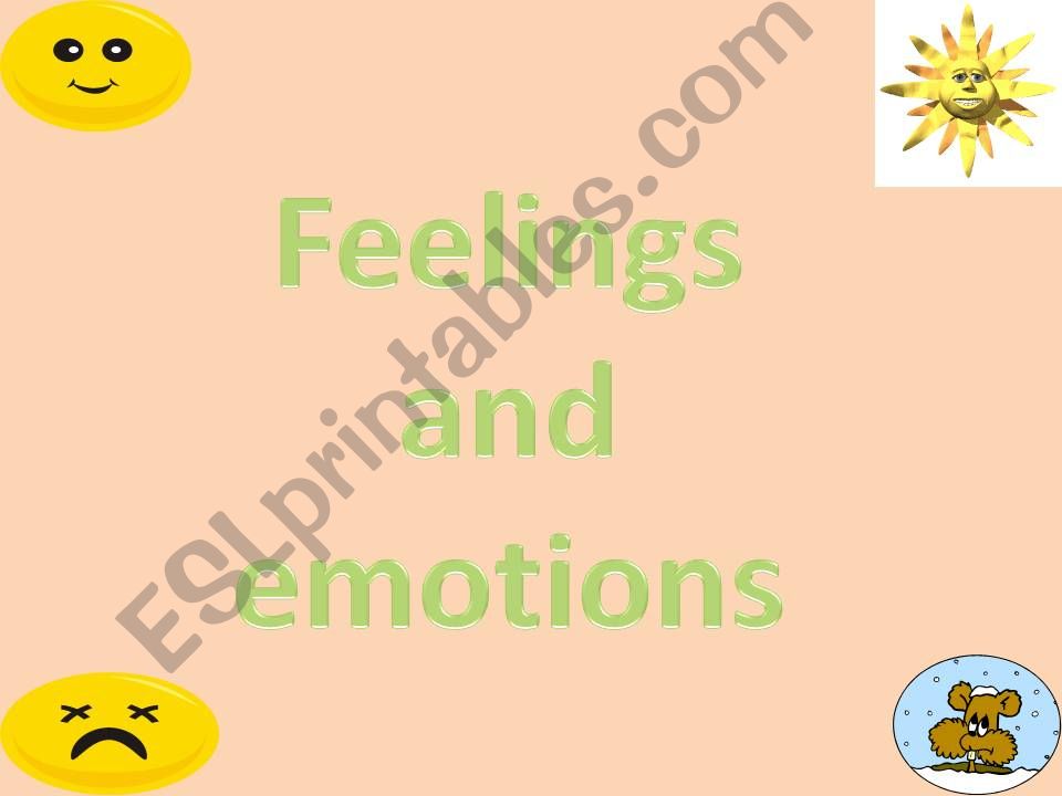 feelings and emotions powerpoint