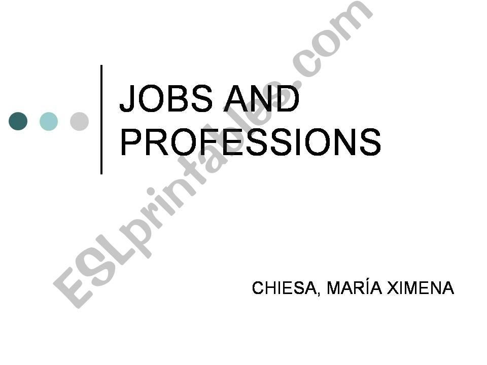 JOBS  powerpoint