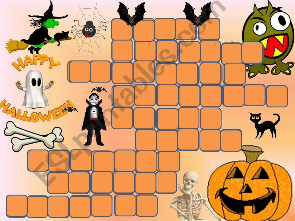 Halloween Crossword powerpoint