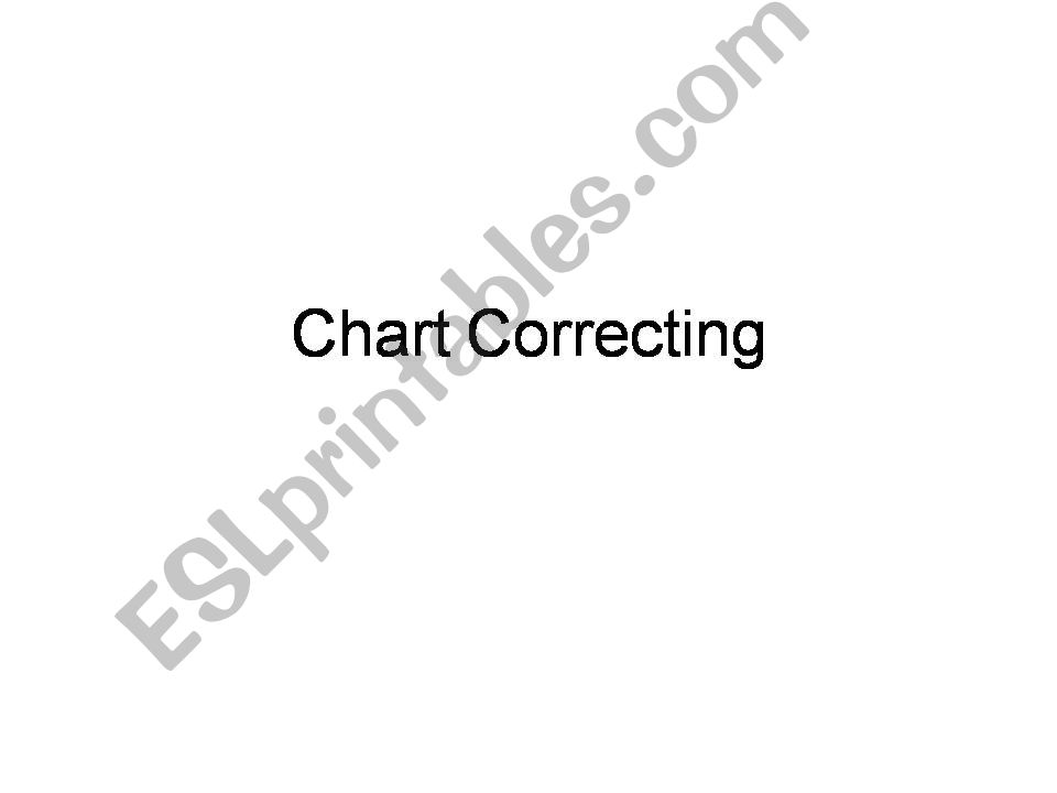 Chart correction powerpoint