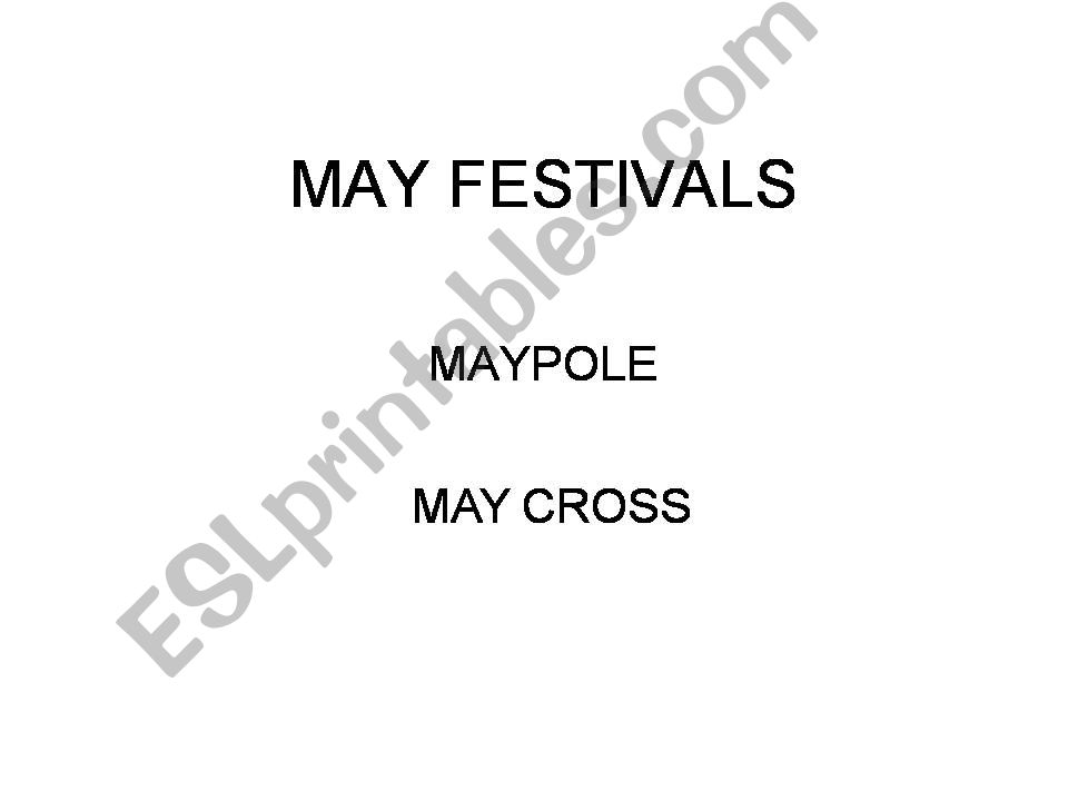 may festivals powerpoint