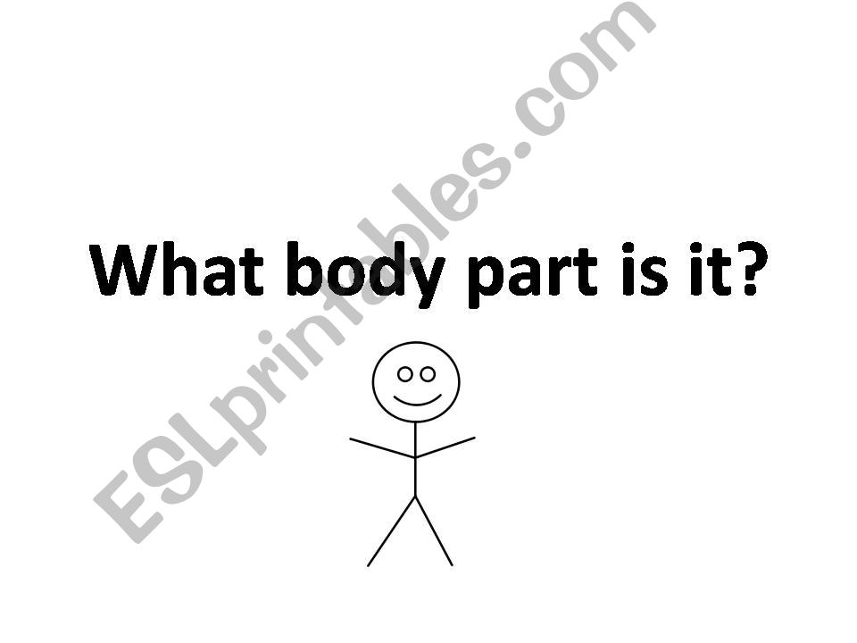 Body Parts powerpoint