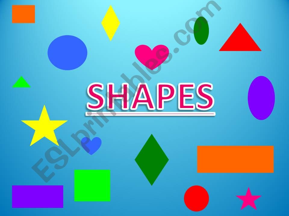 Shapes - Vocab + Activity  powerpoint