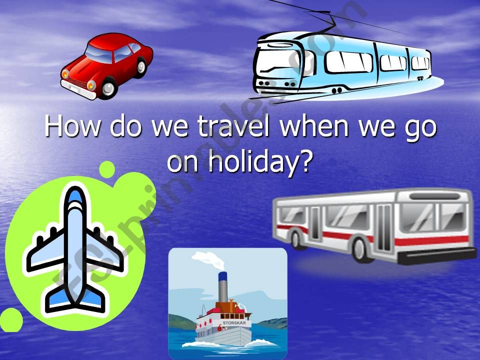 means of transport powerpoint