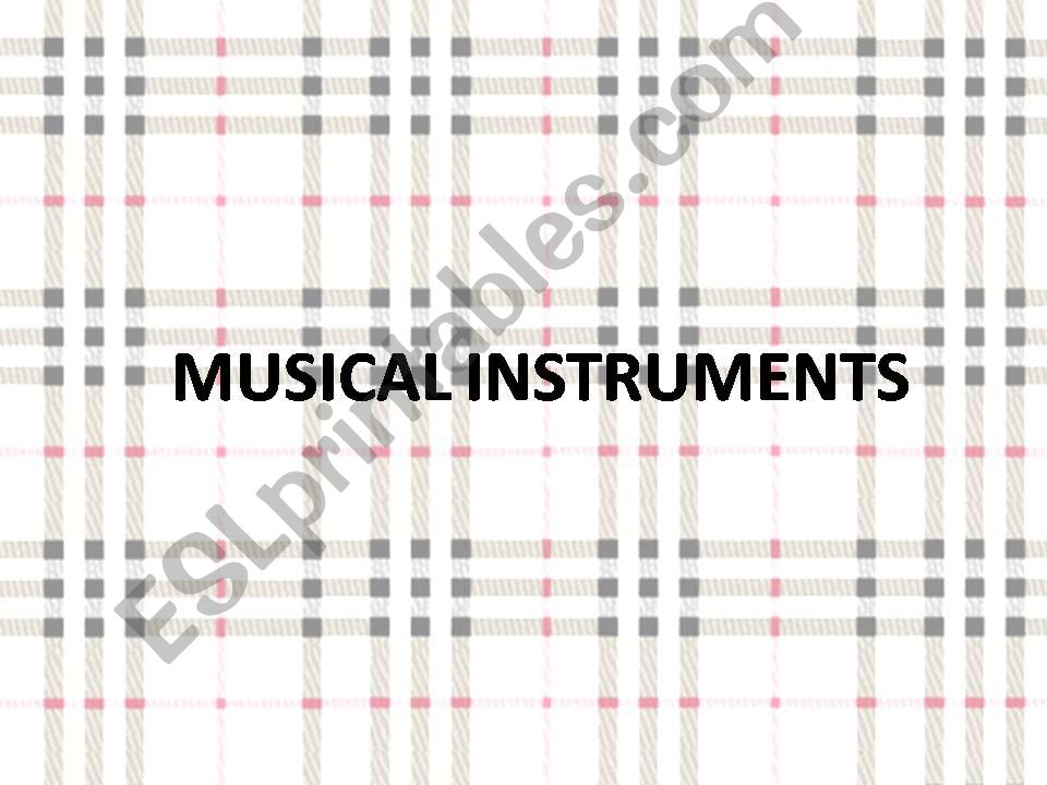 Instruments powerpoint