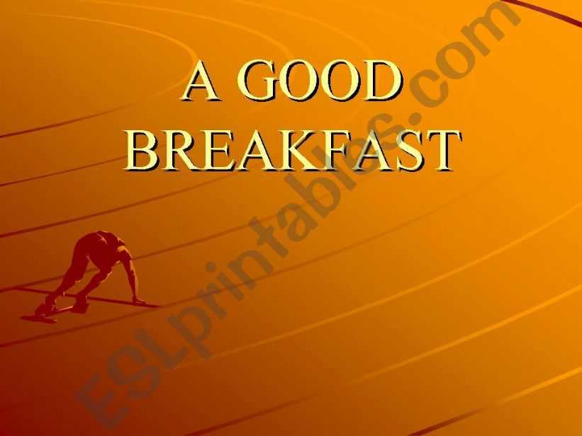 a good breakfast powerpoint