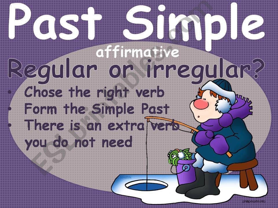 Simple Past Affirmative powerpoint