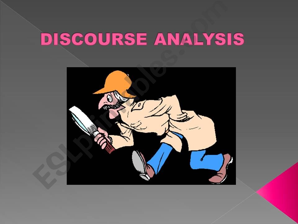 Discourse analysis powerpoint
