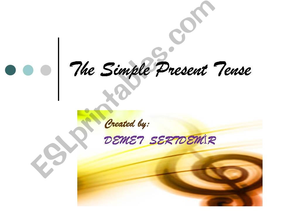Simple Present Tense ppt powerpoint
