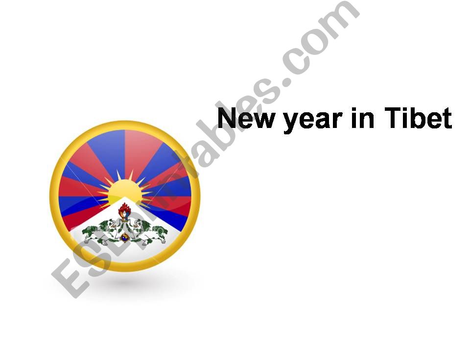 New Year In Tibet powerpoint