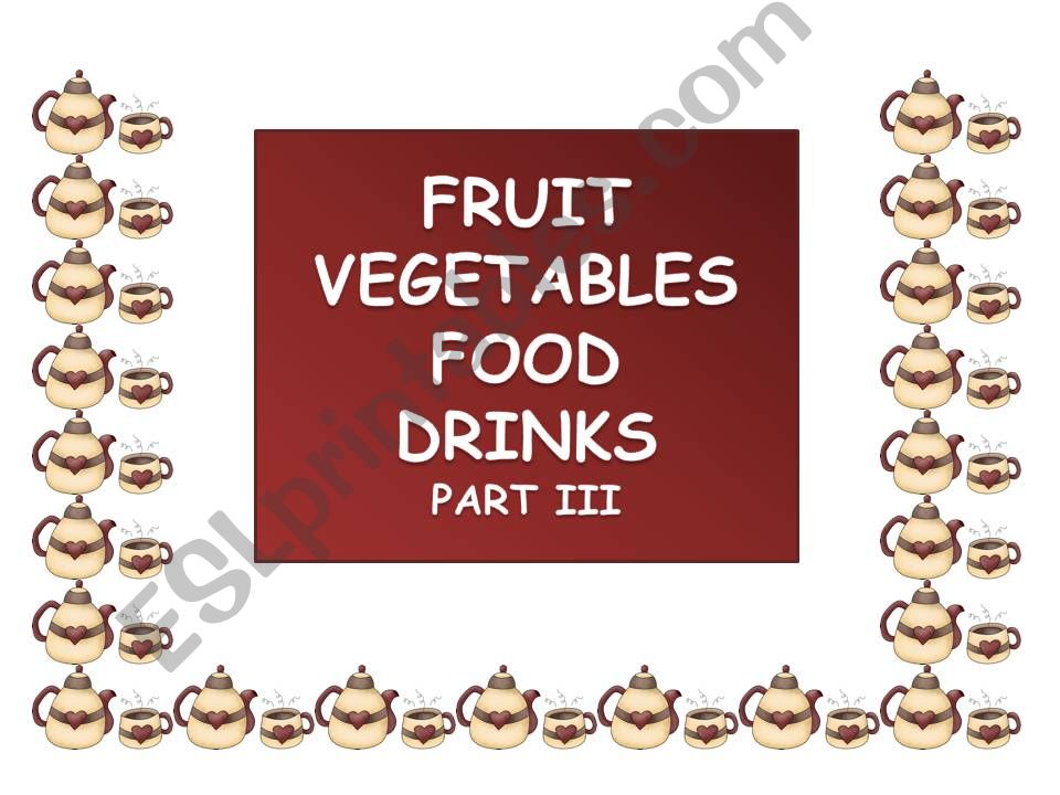 FRUITS powerpoint