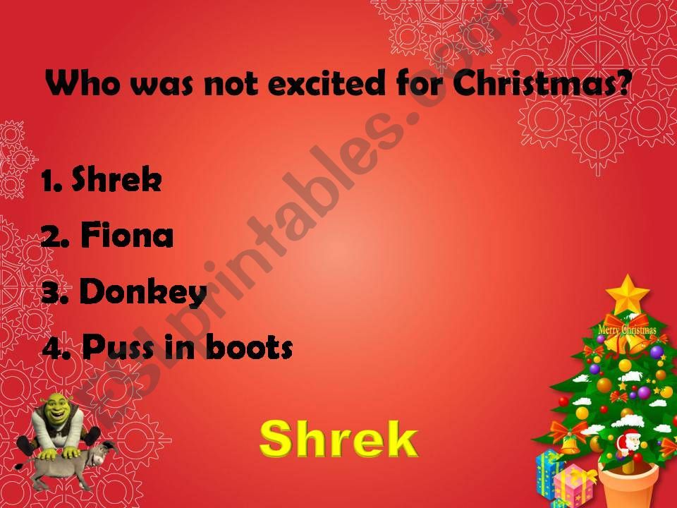 Shrek the Halls (part 1 of the game)