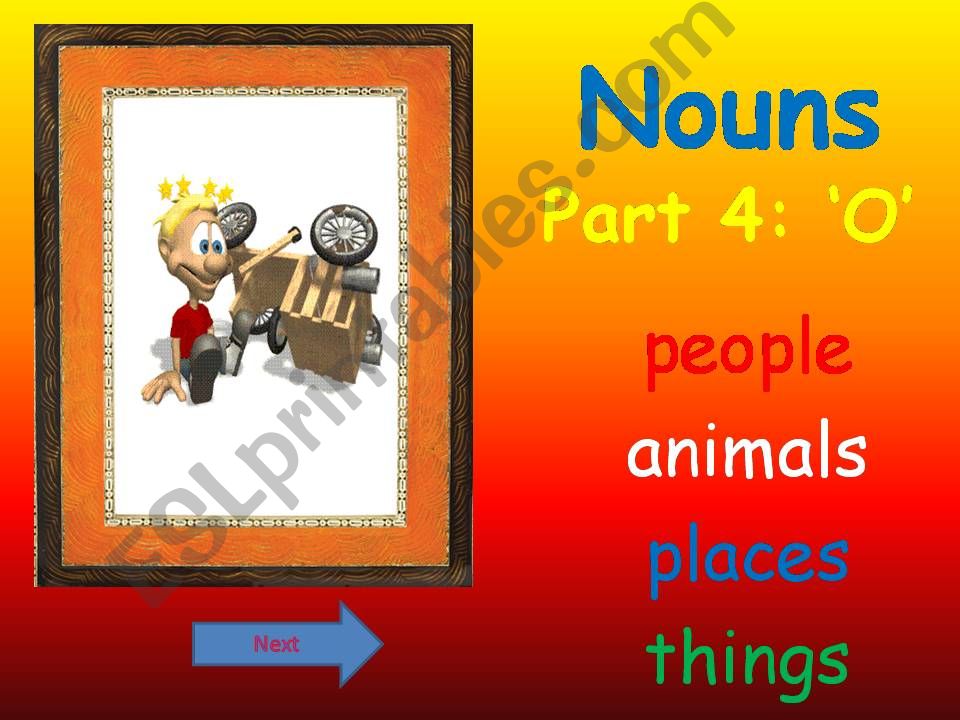 Nouns Word Families O powerpoint