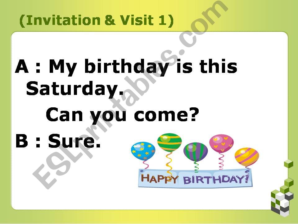 invitation and visit powerpoint