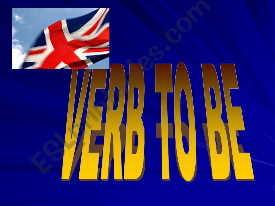 Verb to be powerpoint