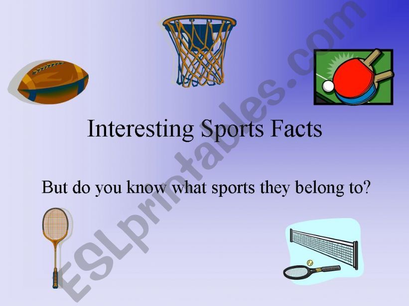 sports quiz powerpoint