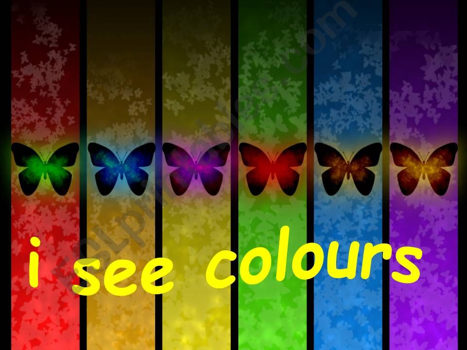 I see colours powerpoint