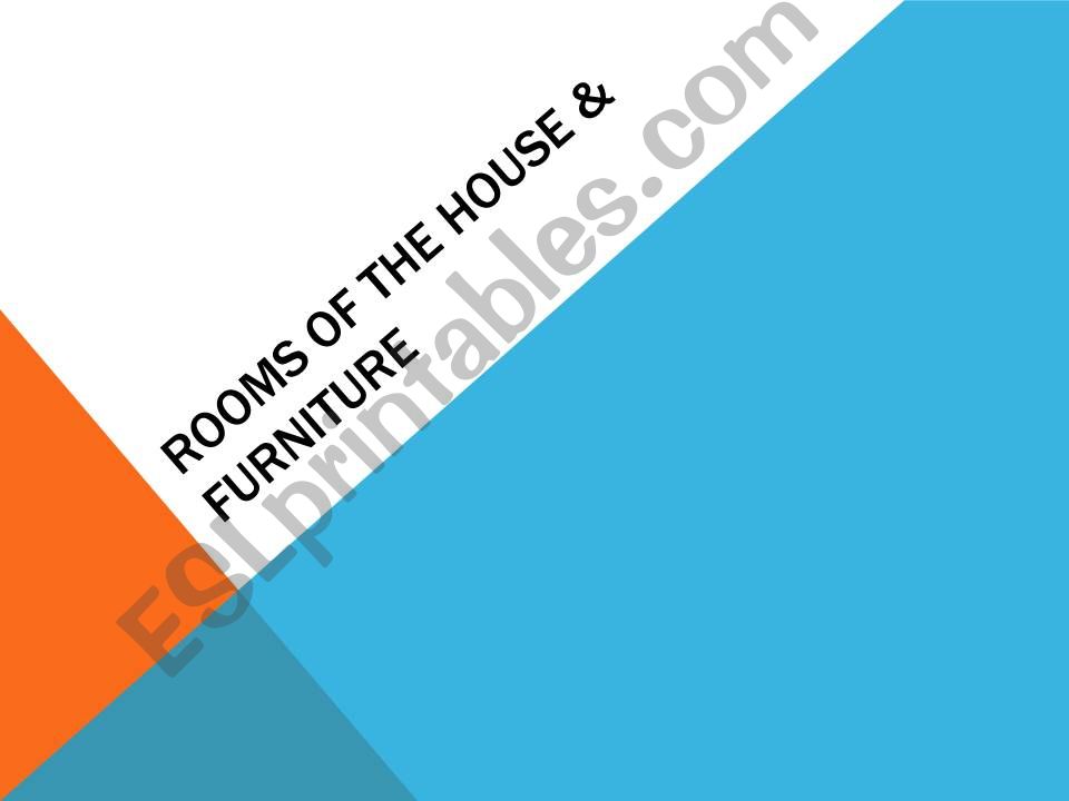 Furniture & Rooms powerpoint