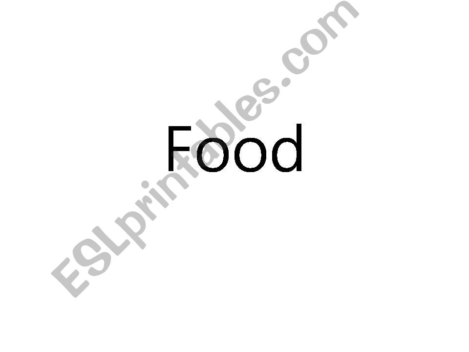 Food powerpoint