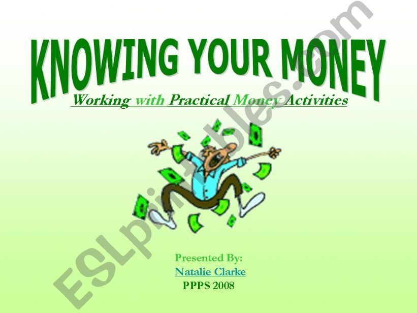 A Webquest on Money powerpoint