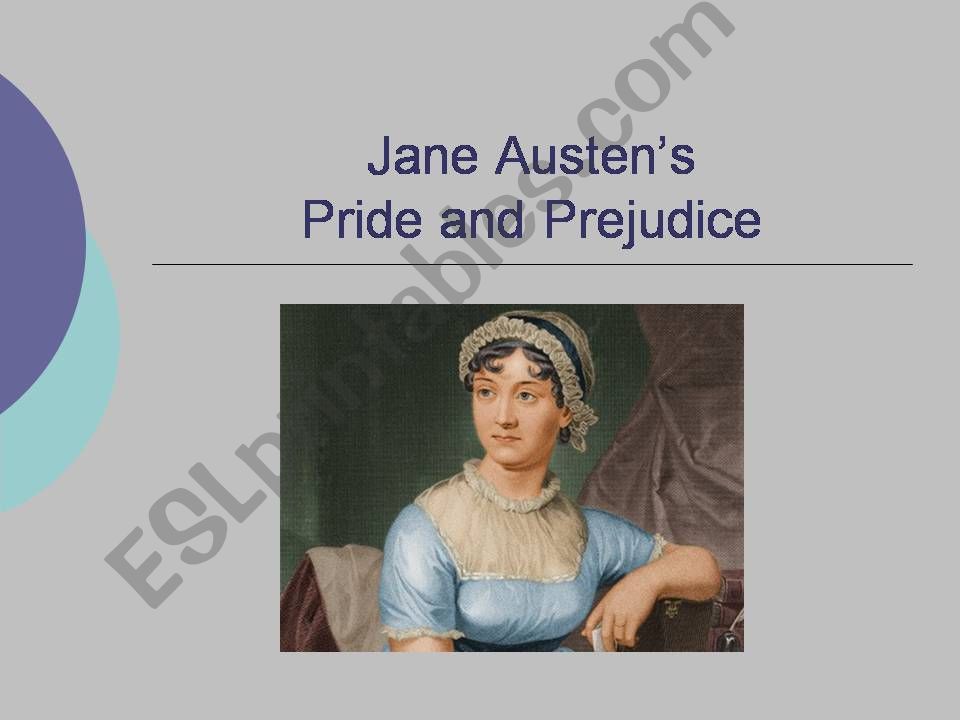 pride and predjuice powerpoint