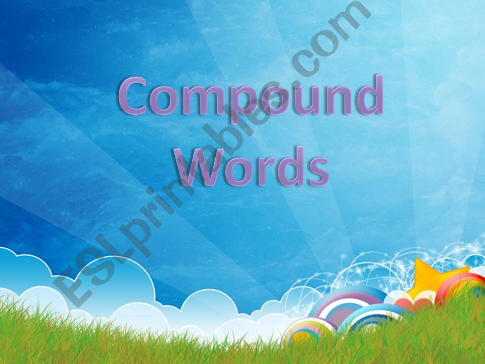 ESL English PowerPoints Compound Words