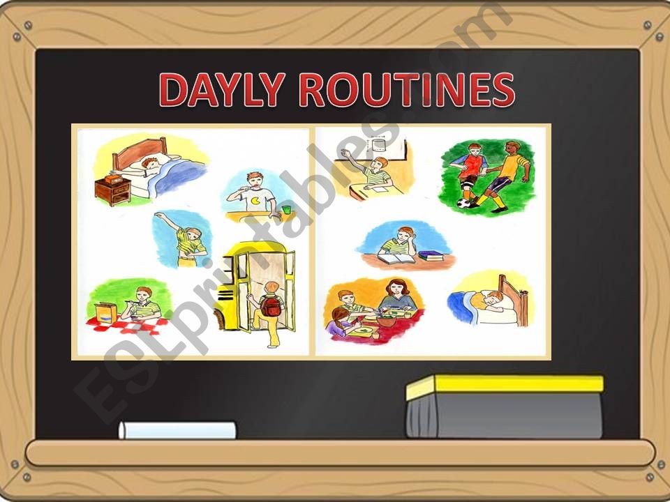 Daily routines part 1 powerpoint
