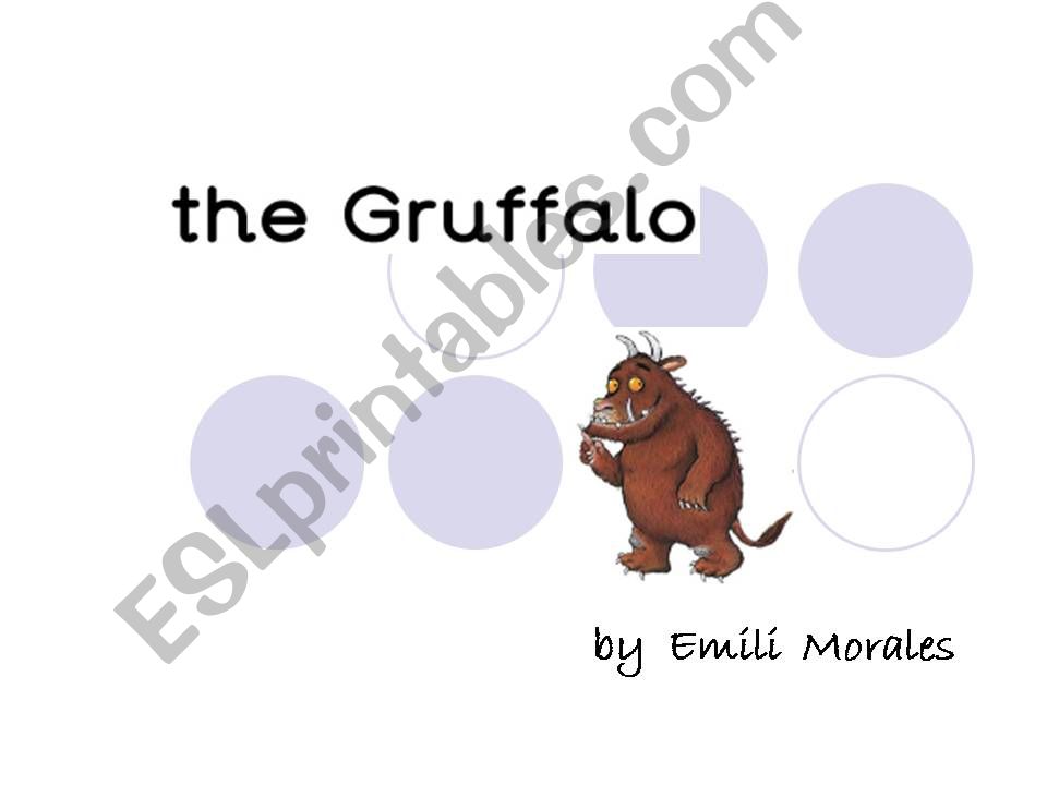 The Gruffalo powerpoint