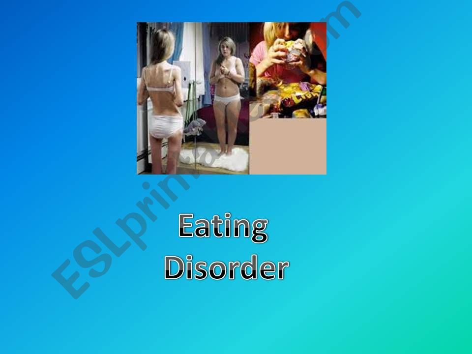 ANOREXIA NERVOSA powerpoint