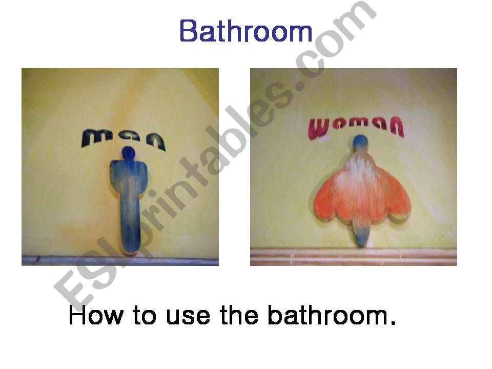 The manner in a bathroom powerpoint