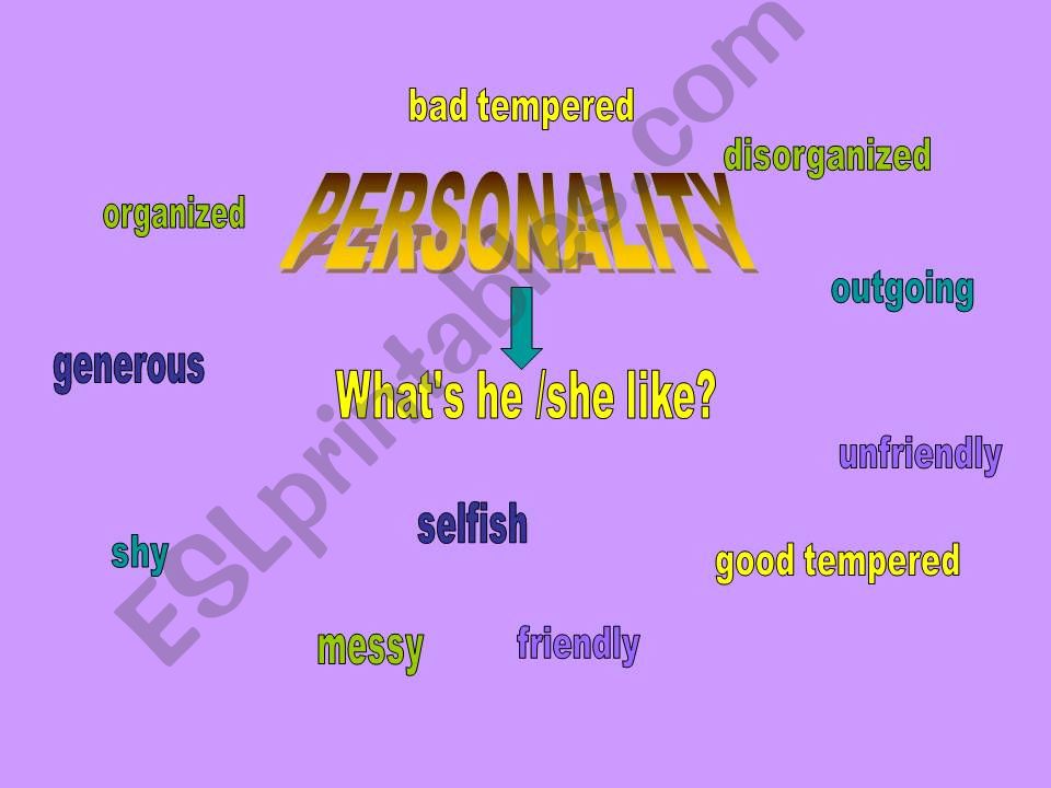 Personality powerpoint