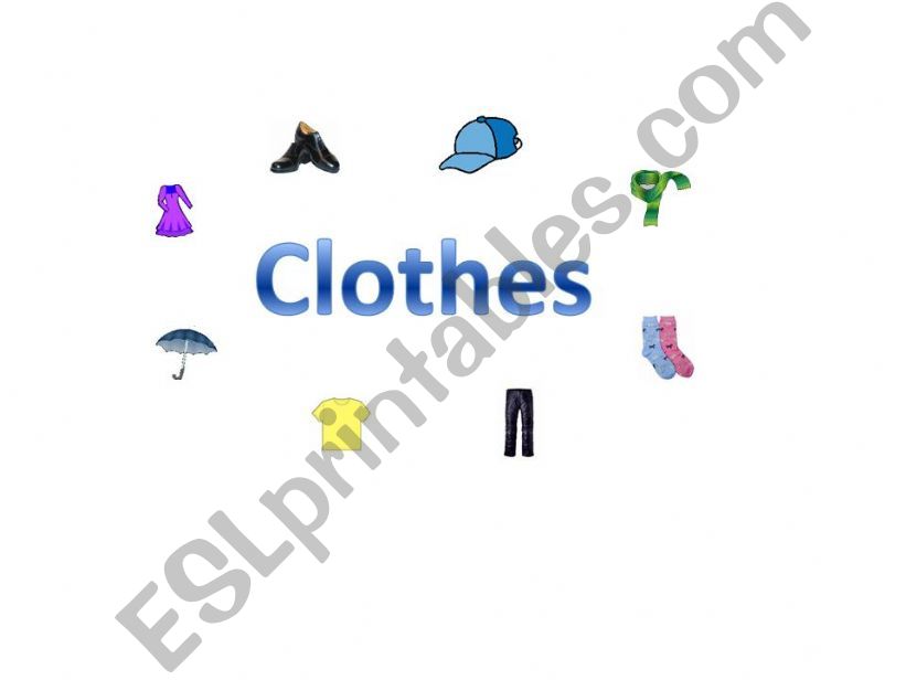 clothes vocabulary powerpoint
